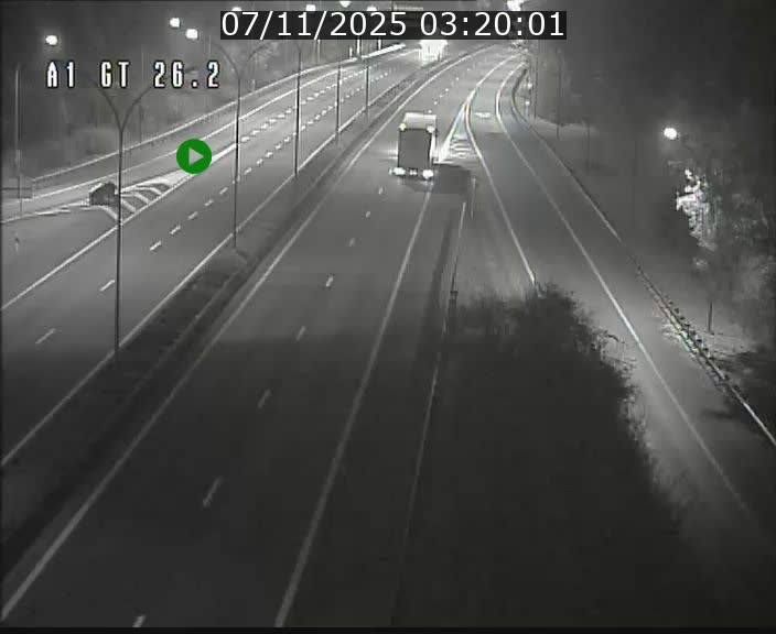 Traffic live webcam Luxembourg Grevenmacher - A1 direction Allemagne - BK 26.2