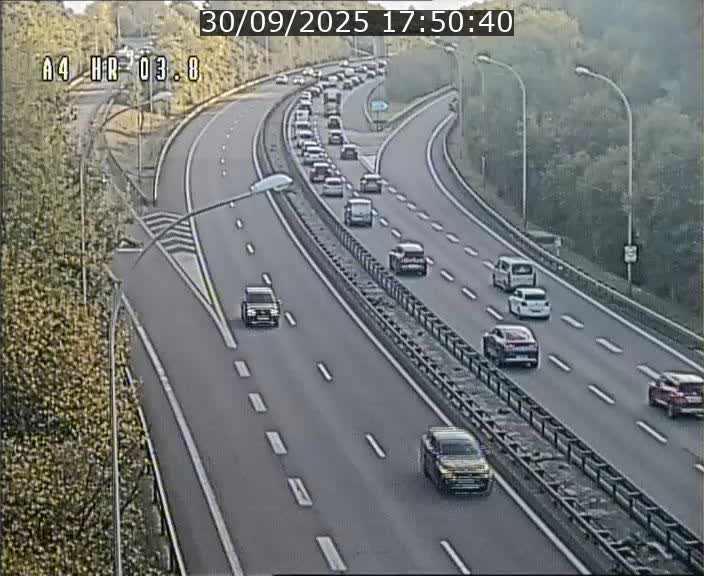 Webcam traffic A4 Luxembourg - BK 3.8 - Leudelange (direction Esch sur Alzette)