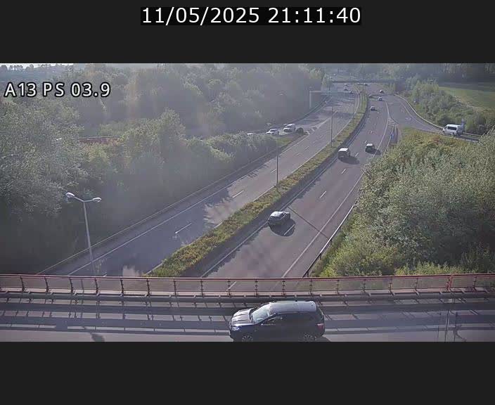Traffic live webcam Luxembourg Ehlerange - A13 direction Esch-sur-Alzette - BK 6.8
