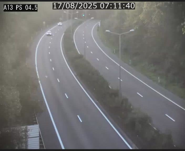 Traffic live webcam Luxembourg Differdange - A13 direction Esch-sur-Alzette - BK 4.5