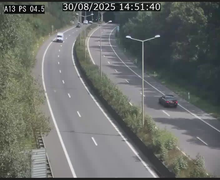 Traffic live webcam Luxembourg Differdange - A13 direction Esch-sur-Alzette - BK 4.5