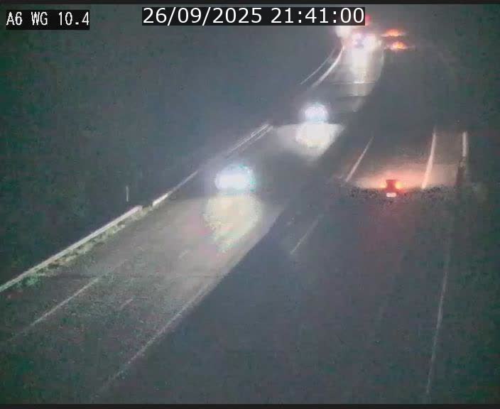 Traffic live webcam Luxembourg Mamer - A6 - BK 10.4 - direction Luxembourg/France/Allemagne