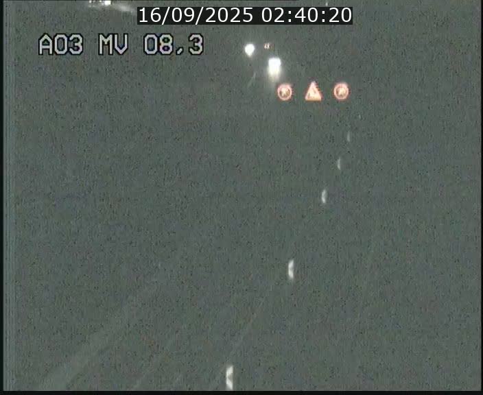 Webcam Autoroute après la Croix de Bettembourg en direction de Luxembourg sur l'A3