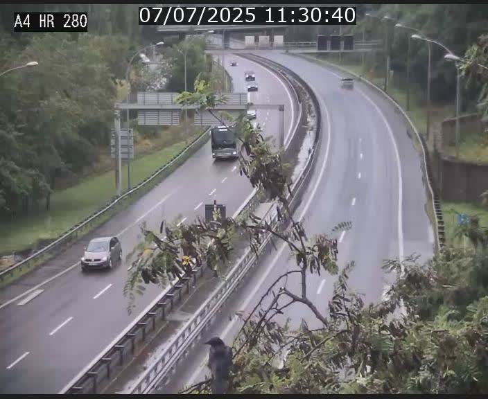 Webcam traffic A4 Luxembourg - BK 0.2 - P+R Bouillon (direction Luxembourg)