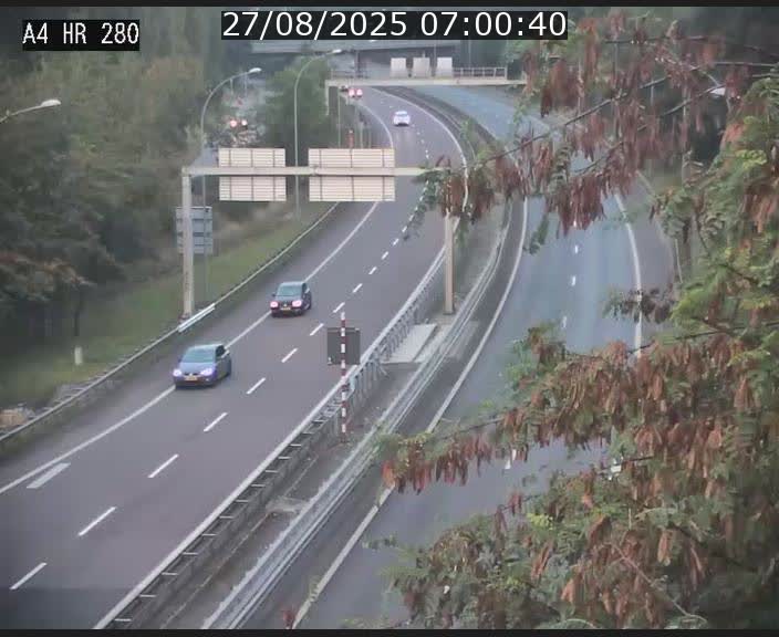 Webcam traffic A4 Luxembourg - BK 0.2 - P+R Bouillon (direction Luxembourg)