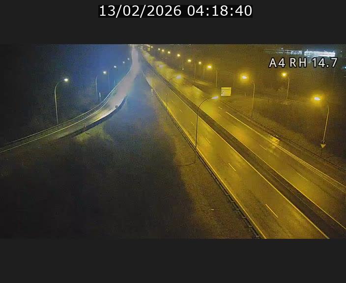 Traffic live webcam Luxembourg Jonction Lankelz - A4 - BK 14.7 - direction Luxembourg