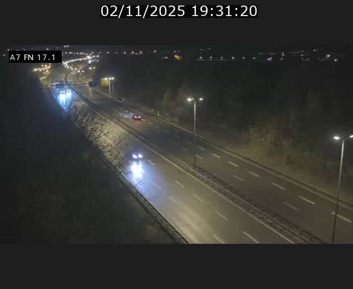 Caméra trafic Luxembourg - A7, Merscherbierg direction Mersch