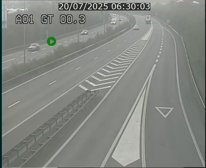 Traffic live webcam Luxembourg Croix de Gasperich - A1 direction Kirchberg - BK 0.3