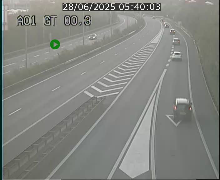 Traffic live webcam Luxembourg Croix de Gasperich - A1 direction Kirchberg - BK 0.3