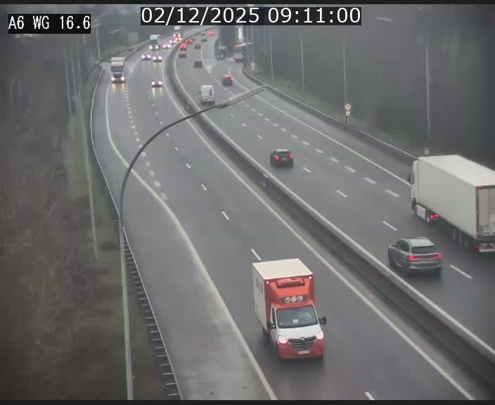 Traffic live webcam Luxembourg Aire de Capellen - A6 - BK 16.6 - direction Luxembourg/France/Allemagne