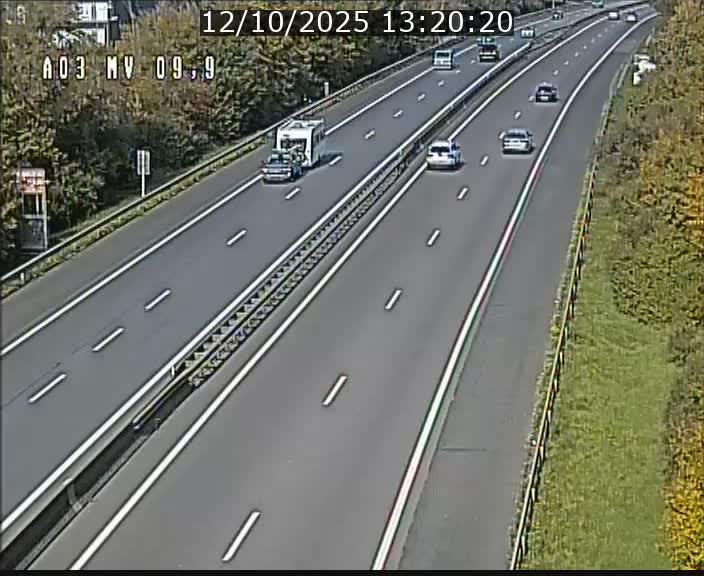 Webcam Autoroute à la Croix de Bettembourg - A3 - BK 9.9 - direction Luxembourg-Ville