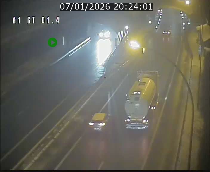 Traffic live webcam Luxembourg Hesperange - A1 direction Kirchberg - BK 1.4