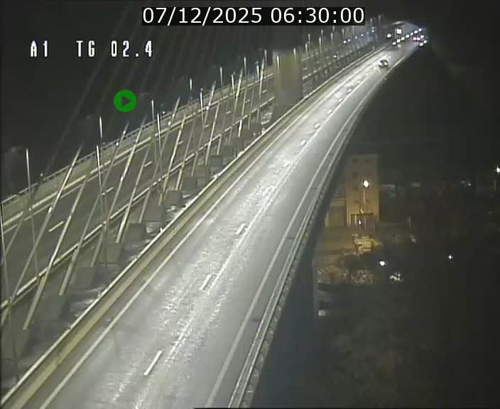 Traffic live webcam Luxembourg Sandweiler - A1 direction Luxembourg-ville - BK 2.4