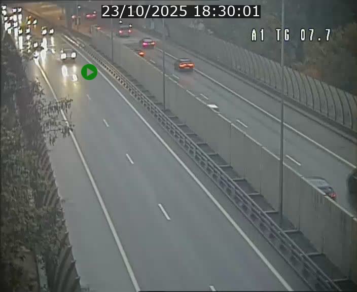 Traffic live webcam Luxembourg Kirchberg - A1 direction Luxembourg-ville - BK 7.7