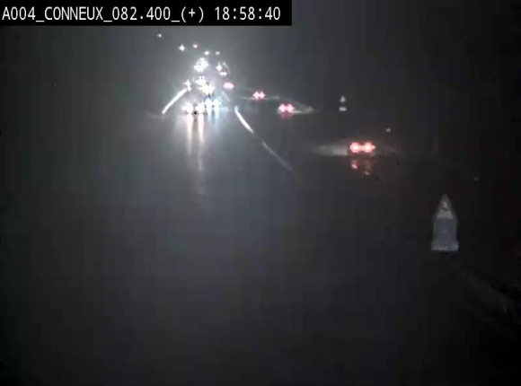 Webcam à hauteur de Conneux sur l'E411 en direction du sud de la Belgique