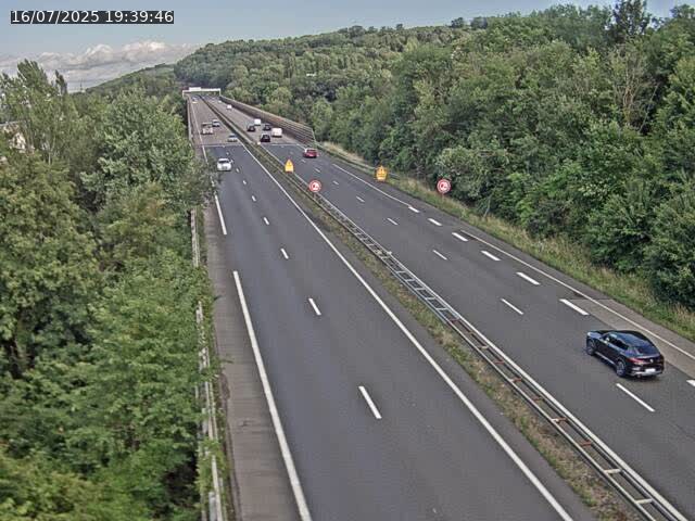 Caméra autoroute France - A30, Hayange direction Metz