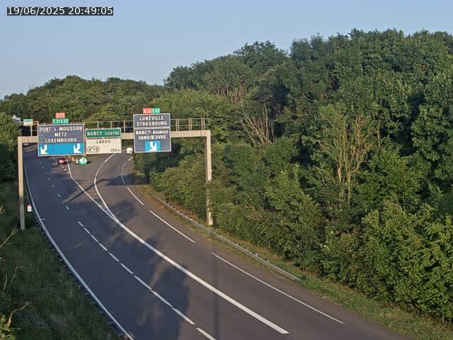 Caméra autoroute France - Biffurcation A31/A33, Laxou direction Nancy