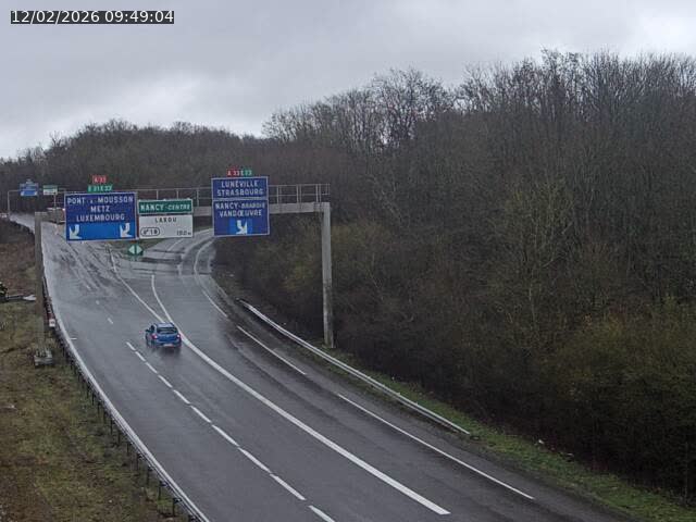 Caméra autoroute France - Biffurcation A31/A33, Laxou direction Nancy