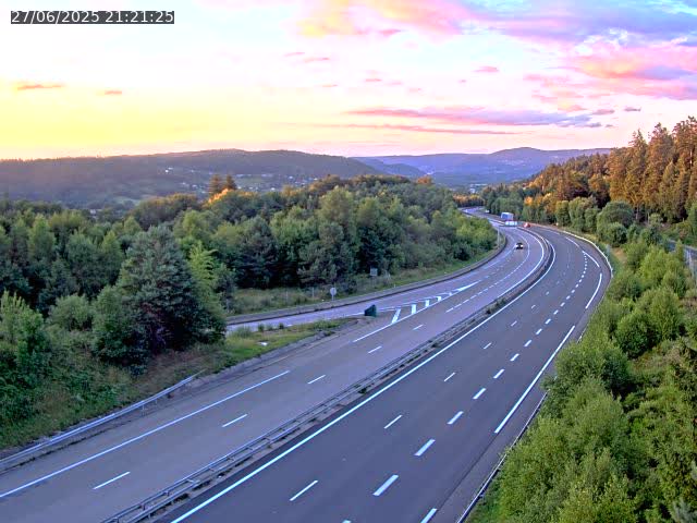 Caméra autoroute France - N57, Côte de la demoiselle direction Remiremont