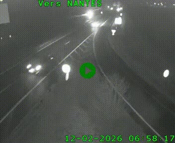 Webcam N147 au nord de Poitiers et à la jonction avec la A10