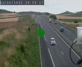 Caméra autoroute A75 à hauteur de Le Crest, en direction de Montpellier