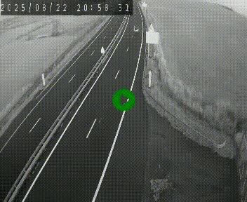 Caméra autoroute A75 à hauteur du col de la Fageole en direction de Clermont-Ferrand