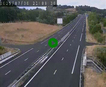 Caméra autoroutière France - A75, Coren, en direction de Montpellier