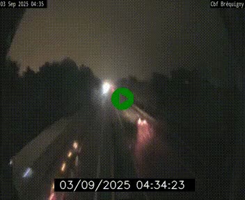 Webcam sur le périphérique de Rennes (N136) à hauteur du quartier Bréquigny, au sud de la ville