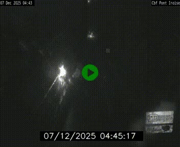 Webcam sur la N165 après le Pont de l'Iroise, à l'entrée de Brest