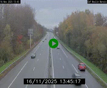 Webcam sur le périphérique de Nantes (N844) entre la Porte de Saint-Luce et la Porte d'Anjou, à l'est de la ville