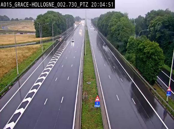 Caméra trafic Belgique - Grâce-Hollogne - E42, jonction avec A604, direction Loncin/Aéroport de Liège -  BK 3.2