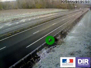 Webcam autoroute sur l'A77 à hauteur de Pouilly-sur-Loire en direction de Nevers