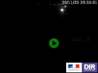 Webcam routière sur la RN7 à hauteur de Toulon-sur-Allier, entre Moulins et Vichy