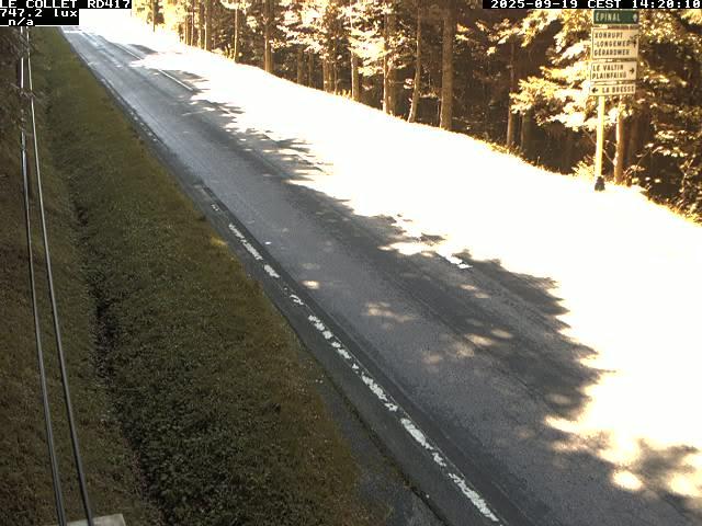Caméra du Collet sur la route de Colmar (D417)
