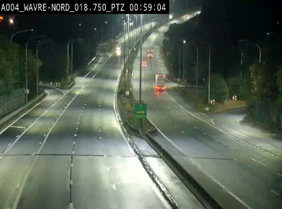 Webcam traffic E411(A4) - BK 18.7 - Bierges (Wavre Nord)