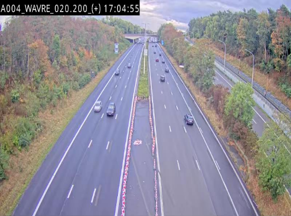 Webcam @ Wavre-sud KP 19.6, A4/E411