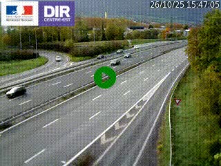 Caméra routière à hauteur de la sortie 15 Chambéry-centre au PK 4,103 en direction d'Albertville