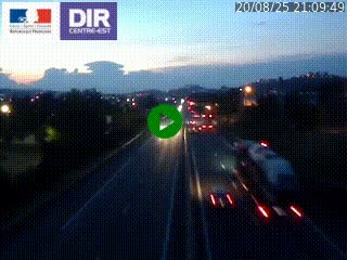 Caméra autoroute à Saint-Etienne (Les Littes) à hauteur du Ikea Saint-Etienne sur l'A72 en direction de Roanne