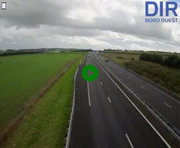 Webcam sur A84 à hauteur de l'échangeur de Poilley avec la N175, au sud d'Avranches
