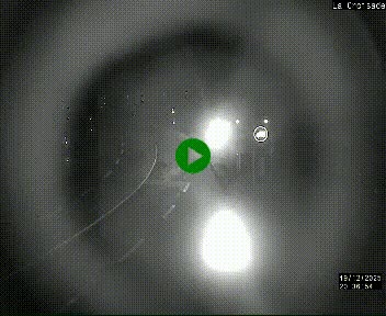 Webcam au carrefour de la croisade, à la jonction entre la N22 et la N320, avant le poste de douane franco-andorrane. Webcam à 1790 mètres d'altitude