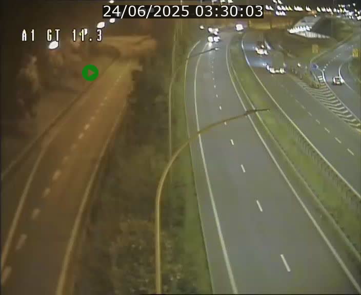 Traffic live webcam Luxembourg Senningerberg - A1 direction Allemagne - BK 11.3