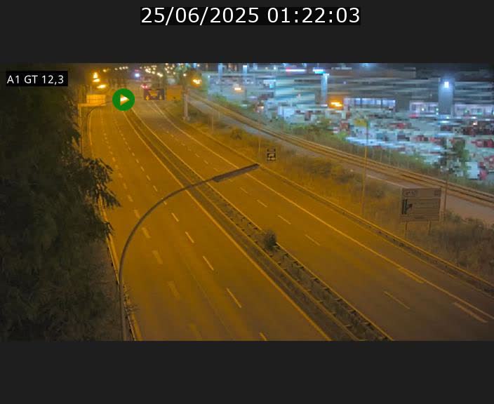Traffic live webcam Luxembourg Senningerberg - A1 direction Allemagne - BK 12.3