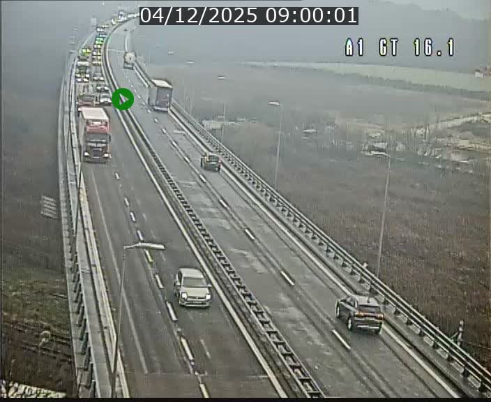 Traffic live webcam Luxembourg Niederanven - A1 direction Allemagne - BK 16.1