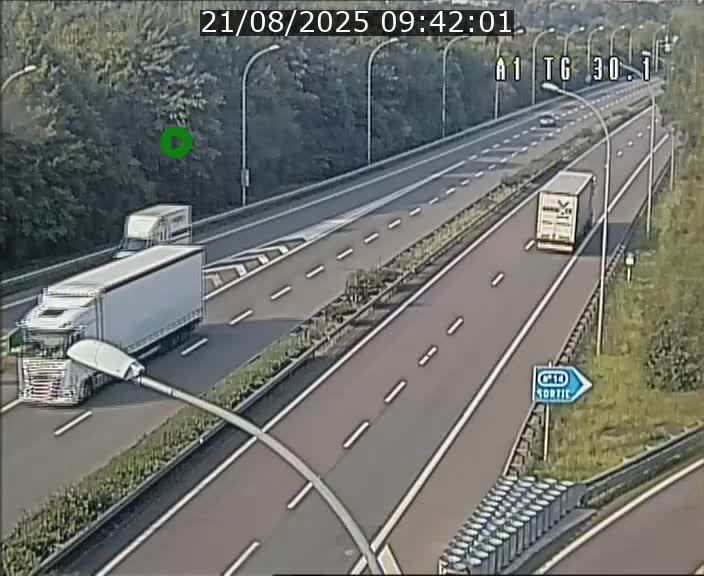 Traffic live webcam Luxembourg Grevenmacher - A1 direction Luxembourg - BK 30.1