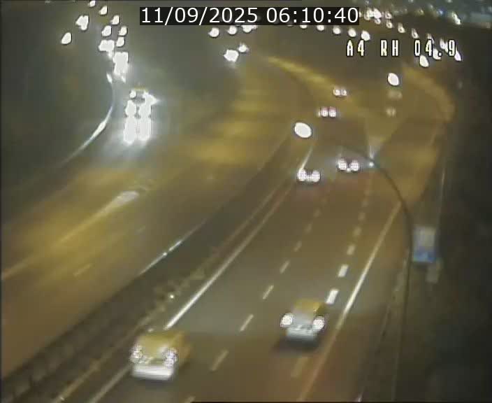 Traffic live webcam Luxembourg Leudelange - A4 - BK 4.9 - direction Luxembourg