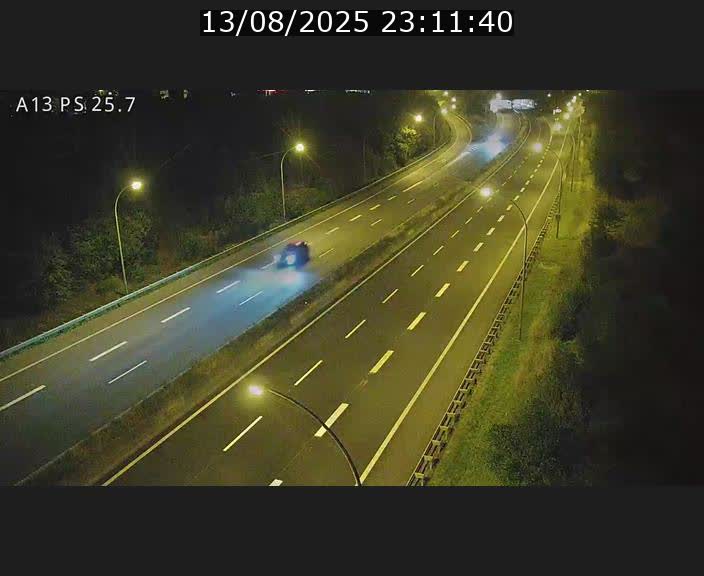 Traffic live webcam Luxembourg Frisange - A13 direction Allemagne - BK 26