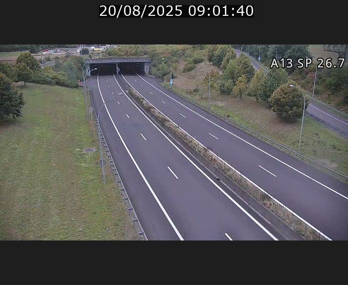 Traffic live webcam Luxembourg Frisange - A13 direction Luxembourg-ville - BK 26.7