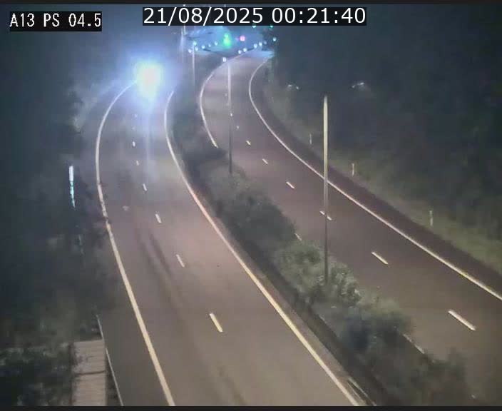 Traffic live webcam Luxembourg Differdange - A13 direction Esch-sur-Alzette - BK 4.5