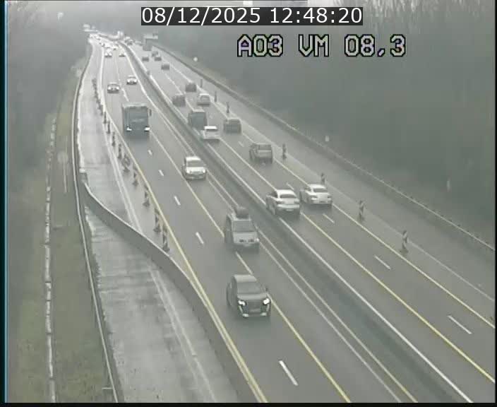 Traffic live webcam Luxembourg Bettembourg - A3 - BK 8.3 - direction France