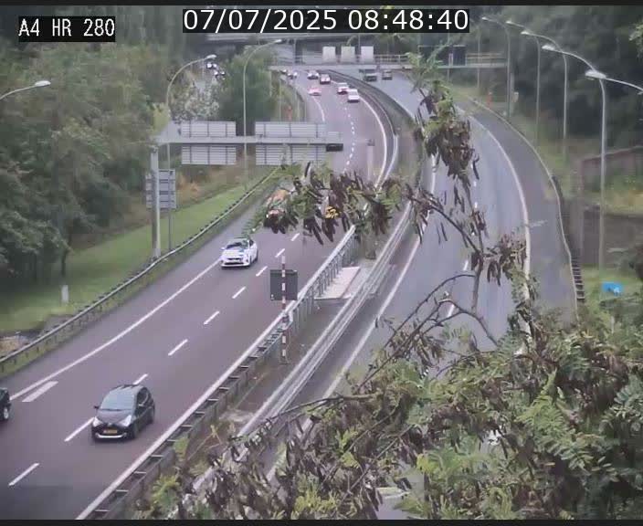 Webcam traffic A4 Luxembourg - BK 0.2 - P+R Bouillon (direction Luxembourg)
